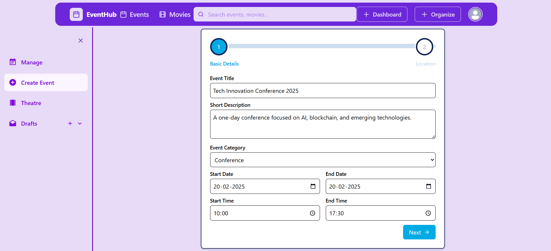 Event Booking System
